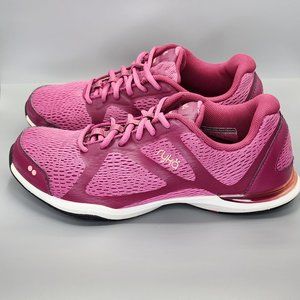 Ryka Grafik Cross-Trainer Sneakers Women's US Size 7.5 M Pink with Peach Accents